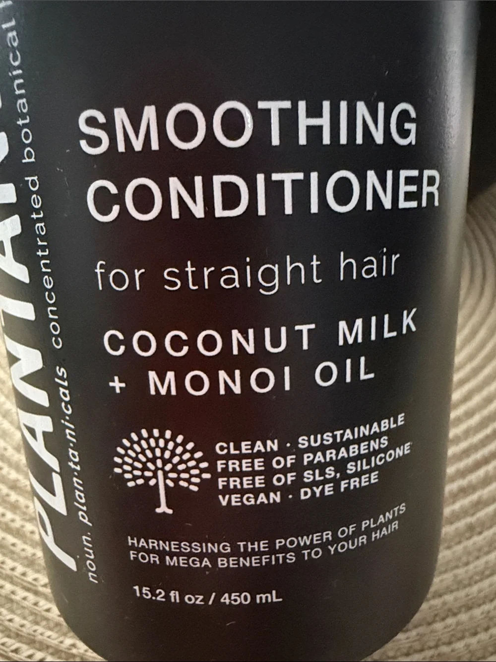 Plantanicals Smoothing Conditioner with Coconut Milk & Monoi oil 15.2 oz
